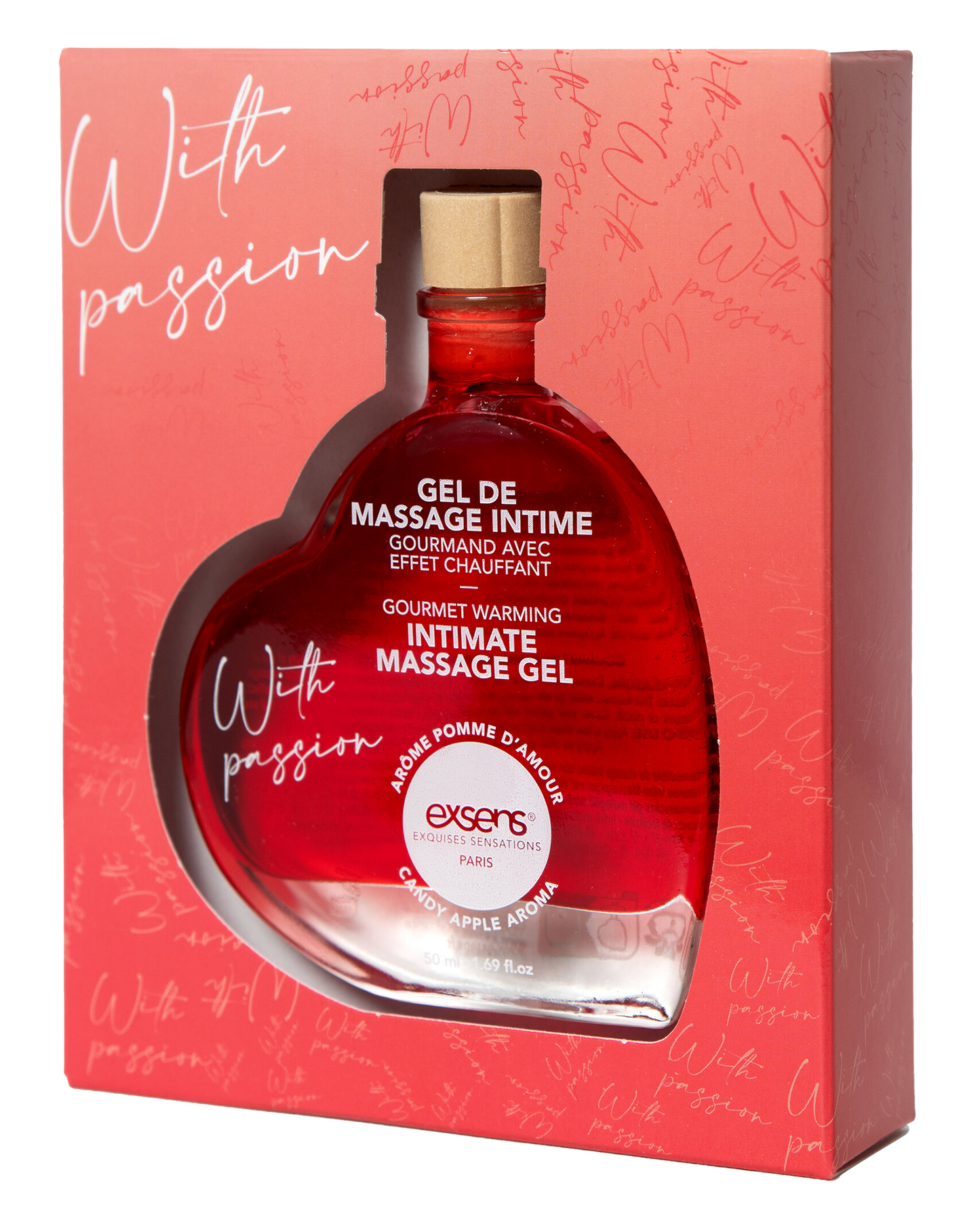 Exsens With Passion Candy Apple Aroma Massage Gel 50ml