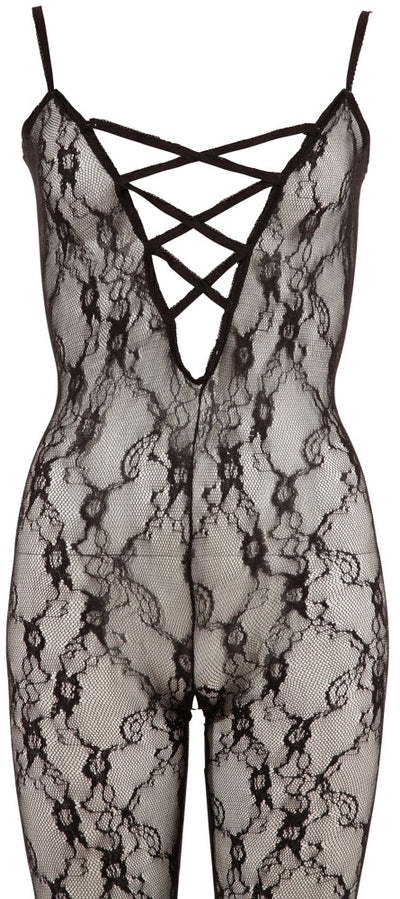NO:XQSE Fantasy Lace Catsuit With Lacing