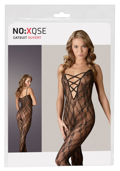 NO:XQSE Fantasy Lace Catsuit With Lacing