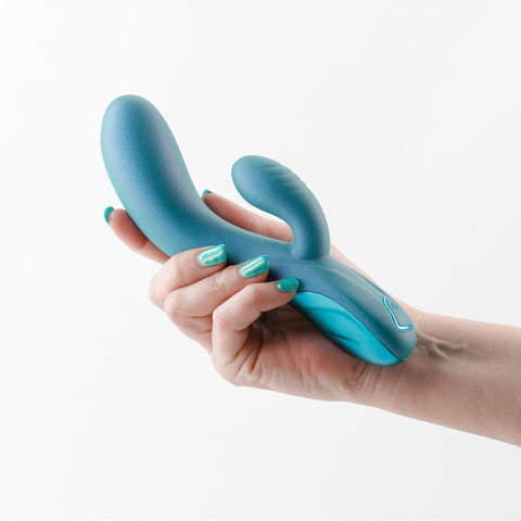 Royals Regent Metallic Green Rabbit Vibrator