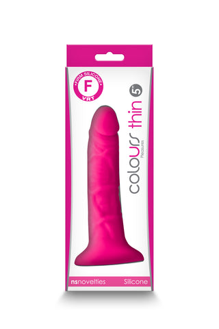 Colours Pleasures Thin 5 Inch Dildo Pink