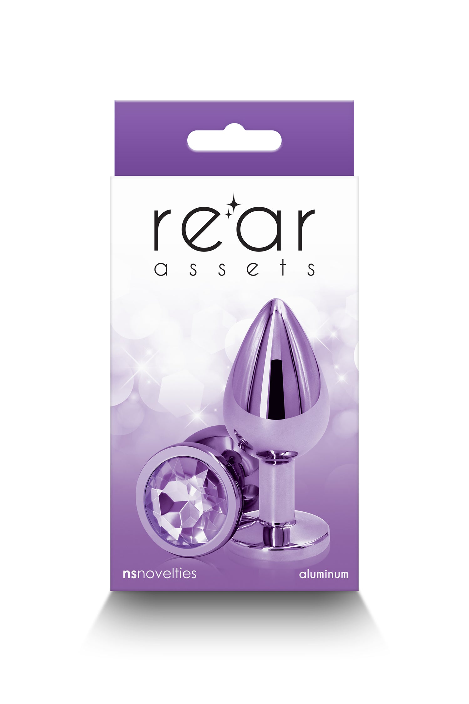 Rear Assets Metal Butt Plug Purple Medium