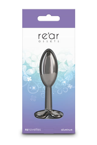 Rear Assets Clover Gunmetal Butt Plug