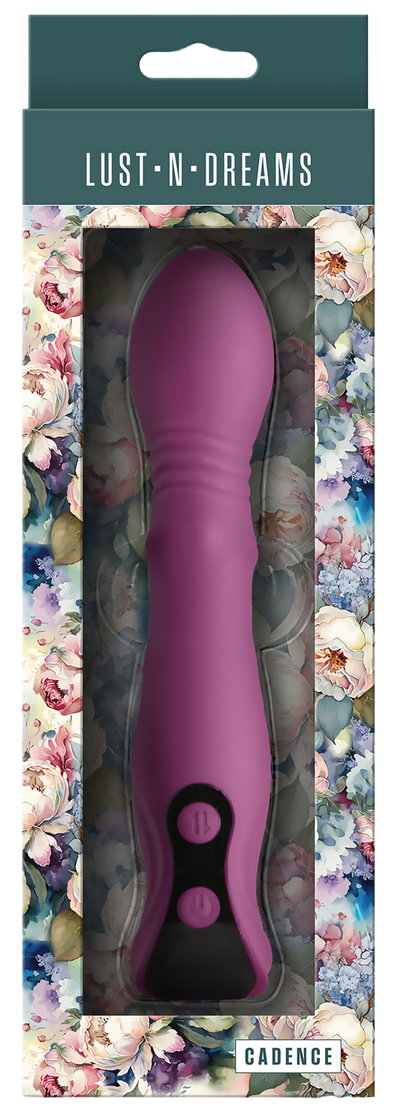 NS Novelties Lust-In-Dreams Cadence Blush Thrusting Vibrator
