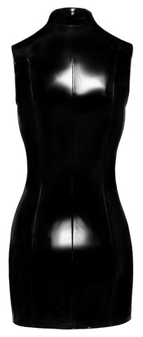 Black Level Vinyl Dress With Buckles Size L