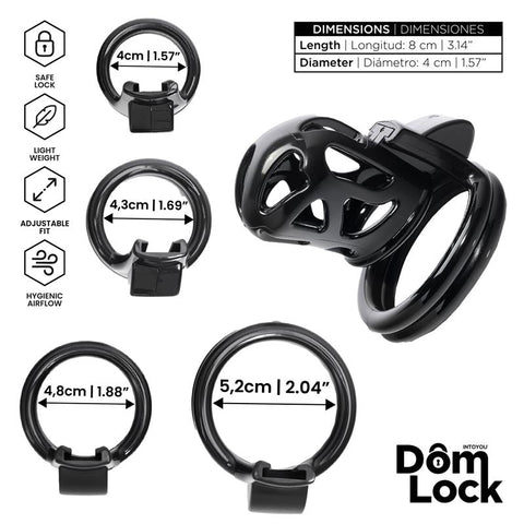 DomLock Block Chastity Cage