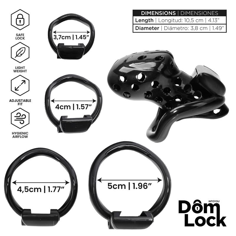 DomLock Convict Chastity Cage