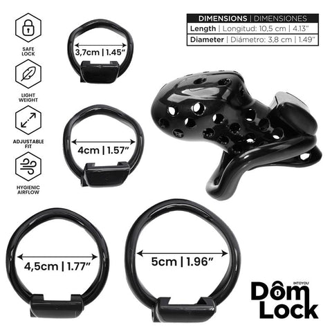 DomLock Convict Chastity Cage