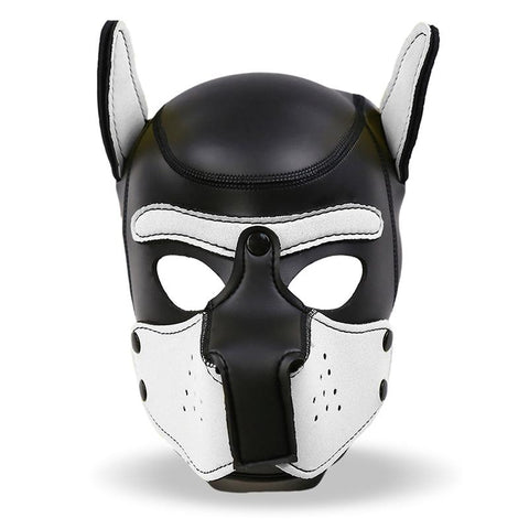 IntoYou Black And White Neoprene Dog Hound Hood