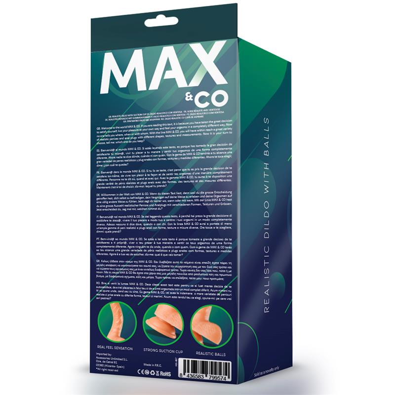 Max & Co. Kurt Curved Dildo 24cm