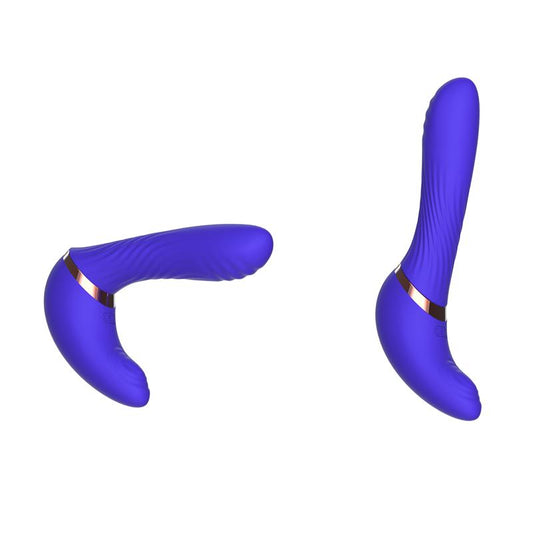Action Rayden Detachable Rotating Beads Vibrator With Pulsation dual shape