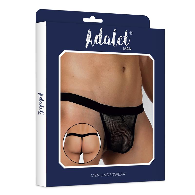 Adalet Titan Men's Fishnet Thong Size S/M