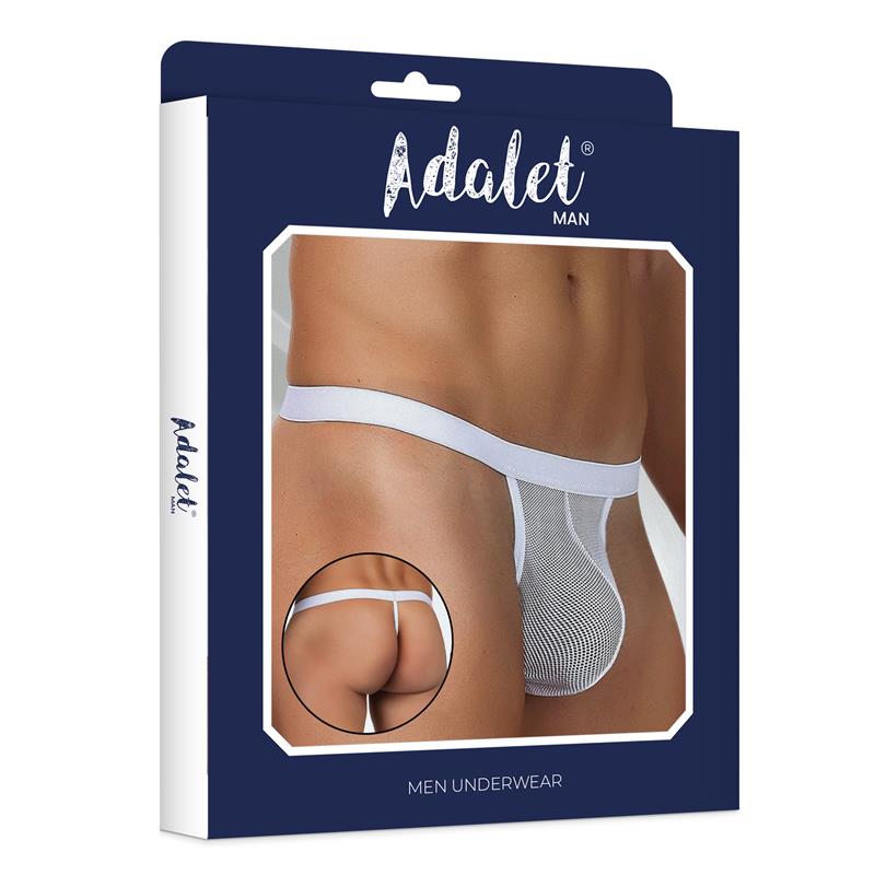 Adalet Titan Men's Fishnet Thong Size S/M