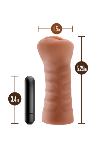 M for Men Sofia Mocha With Bullet Vibrator