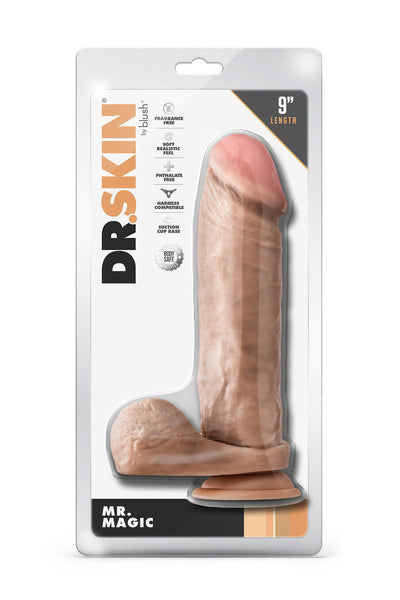 Dr. Skin Mr Magic 9 Inch Dildo With Balls