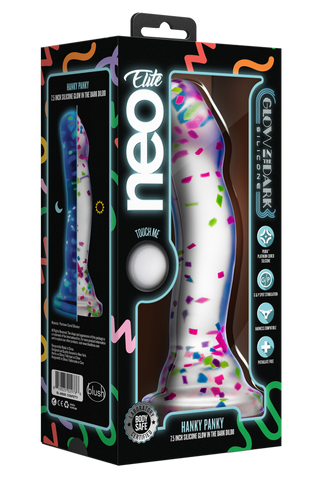 Neo Glow In The Dark Hanky Panky 19cm Dildo