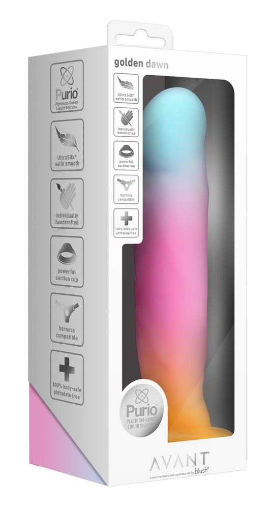 Avant Golden Dawn Artisan 8 Inch Dildo