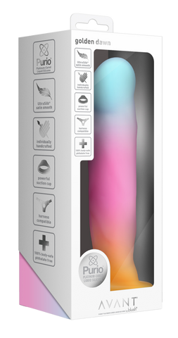 Avant Golden Dawn Artisan 8 Inch Dildo