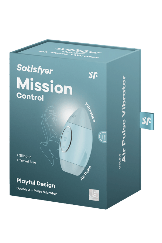 Satisfyer Mission Control Blue Air Pulse Vibrator