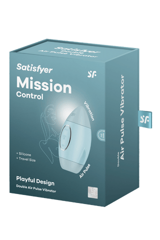 Satisfyer Mission Control Blue Air Pulse Vibrator