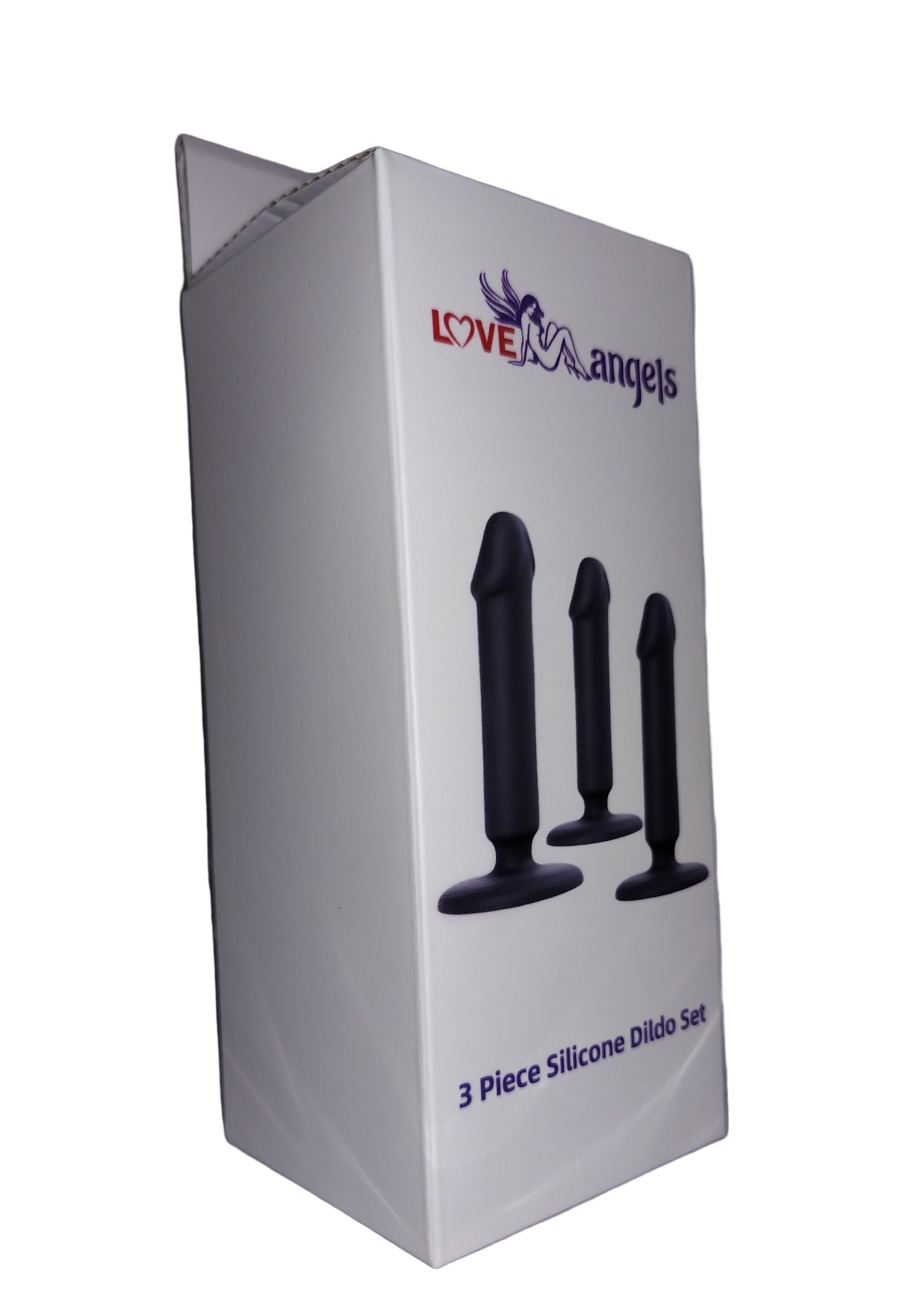 3 Piece Silicone Dildo Pack box