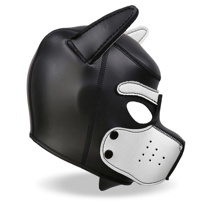 IntoYou Black And White Neoprene Dog Hound Hood