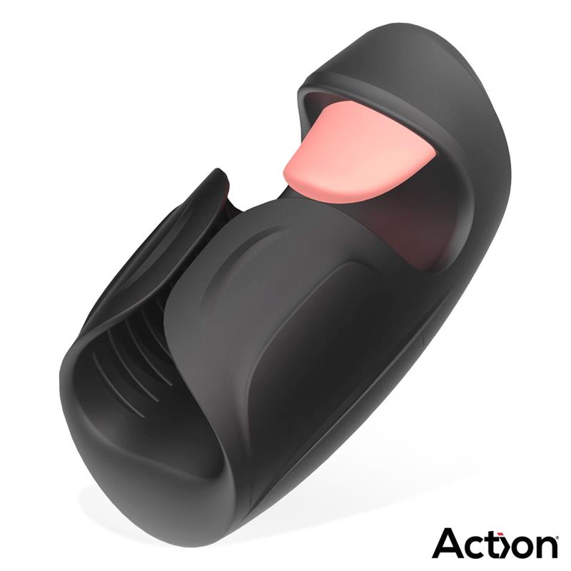 Action Kubex Vibrating, Pulsing And Licking Masturbator