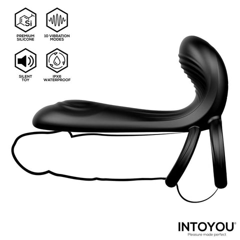 IntoYou Syknox Girth Gainer Vibrating Double Cockring With Remote