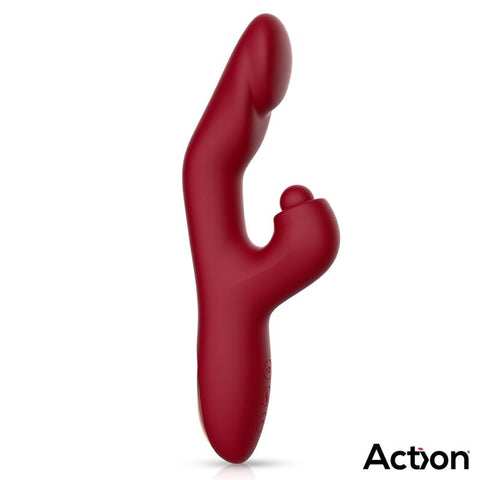 Action Velver Soft Clit Hitting Ball With Vibration And Heating Function