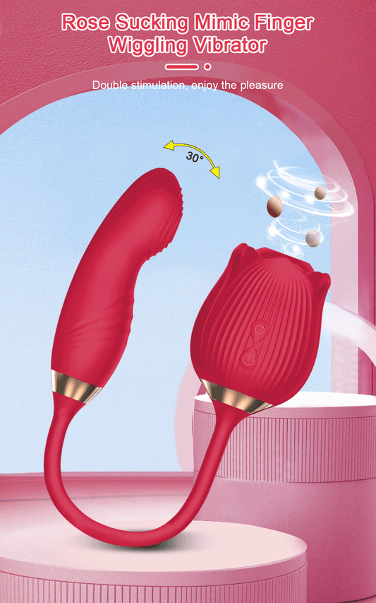 Loveangels Fingering and Vibrating Rose
