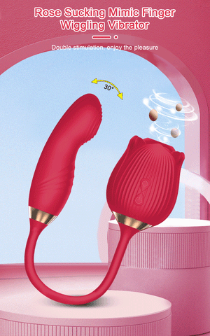 Loveangels Fingering and Vibrating Rose