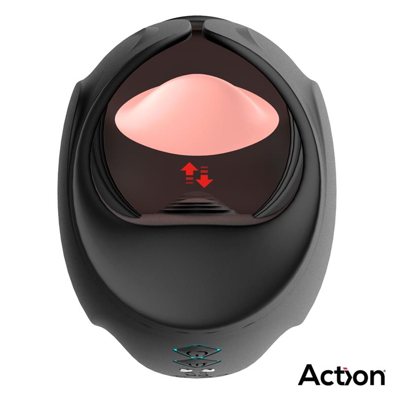 Action Kubex Vibrating, Pulsing And Licking Masturbator