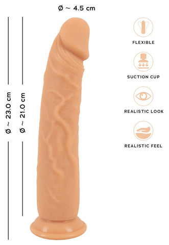 European Lover 9 Inch Silicone Dildo