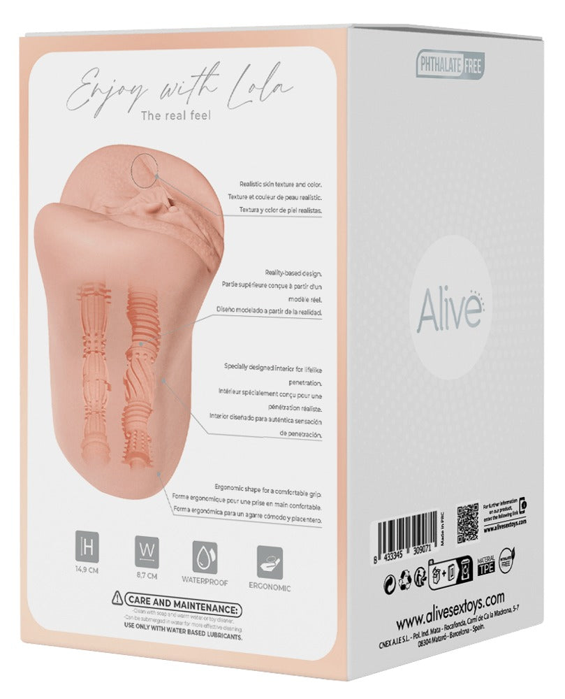 Alive Lola Pocket Realistic Male Masturbator - Loveangels Alive Lola Pocket Realistic Male Masturbator Male Masturbator