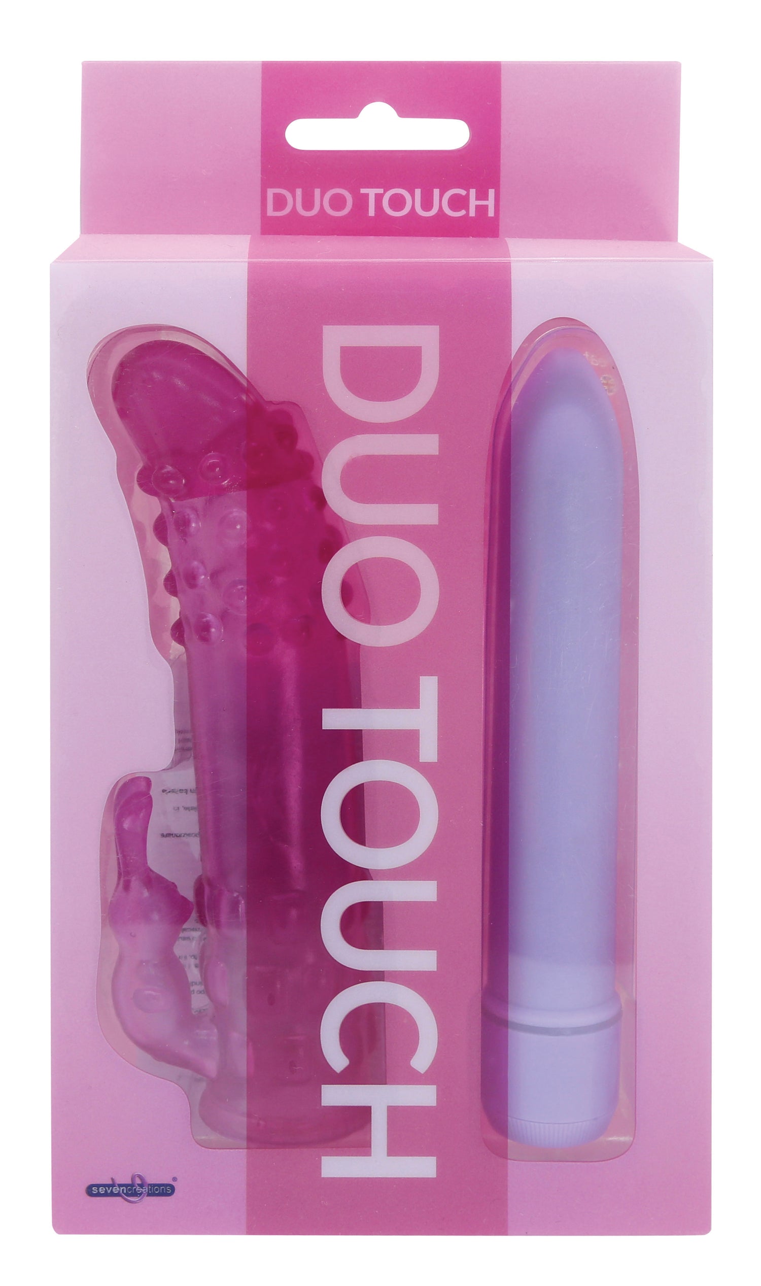Duo Touch Vibrator and Rabbit Sleeve Set