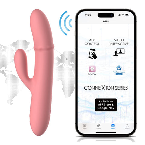 Svakom Mora Neo Pearl Ring Rabbit Vibrator With App Control