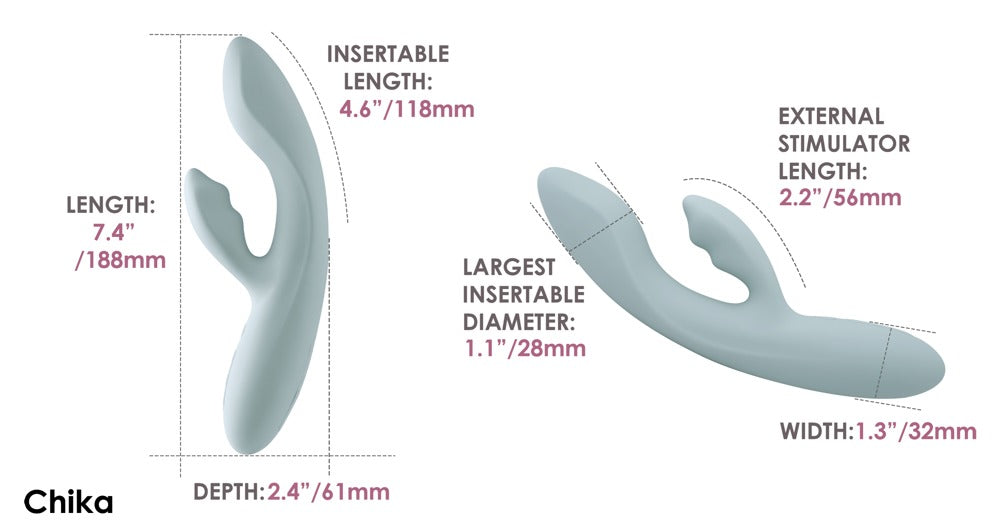 Svakom Chika Flexible Green Rabbit With Heat And App Control