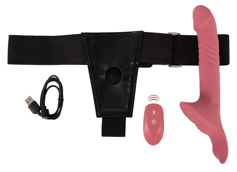 You2Toys Vibrating Strap-On Set with Remote Control
