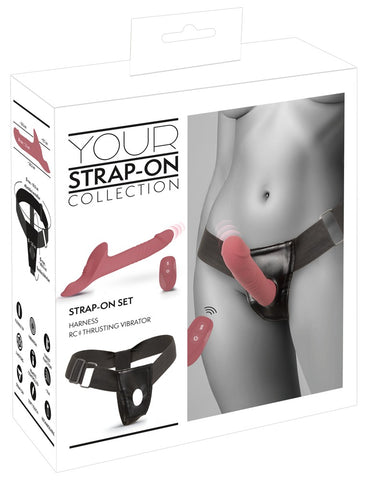 You2Toys Vibrating Strap-On Set with Remote Control