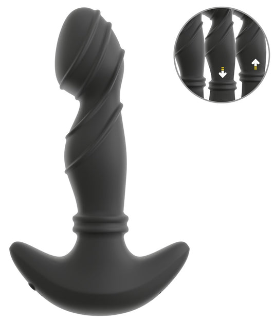 Anos Vibrating Prostate Plug with Moving Rings