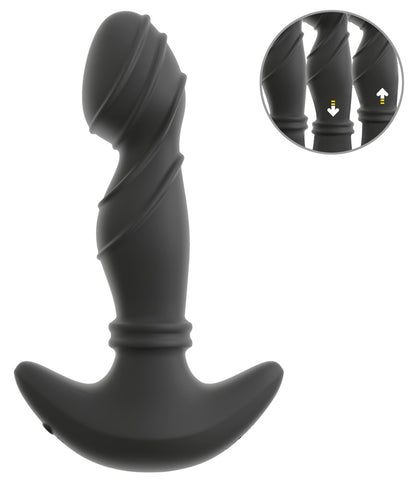 Anos Vibrating Prostate Plug with Moving Rings