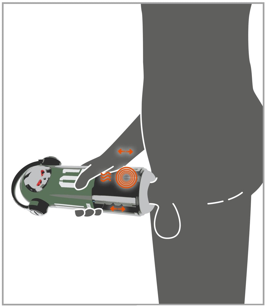 Rebel Skull Masturbator with Vibration, Heating and Thrusting