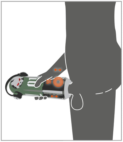 Rebel Skull Masturbator with Vibration, Heating and Thrusting