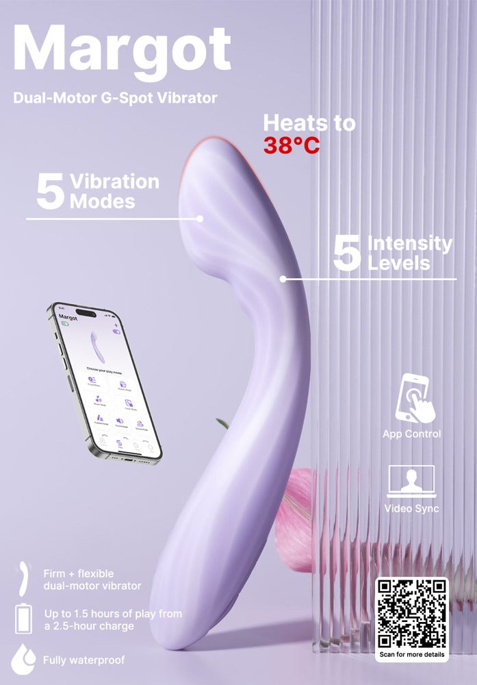 Svakom Margot Dual Motor G-Spot Vibrator With App Control
