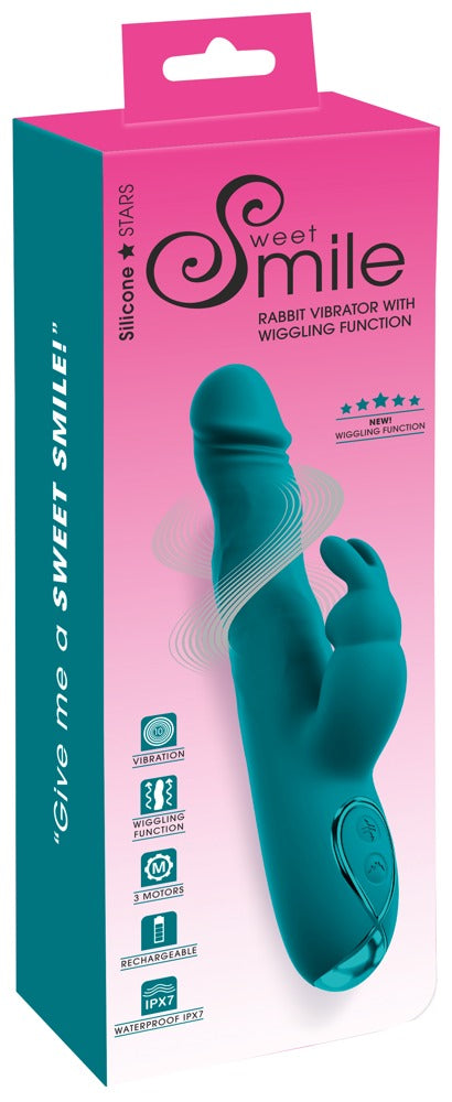 Sweet Smile Rabbit Vibrator With Wiggling Function