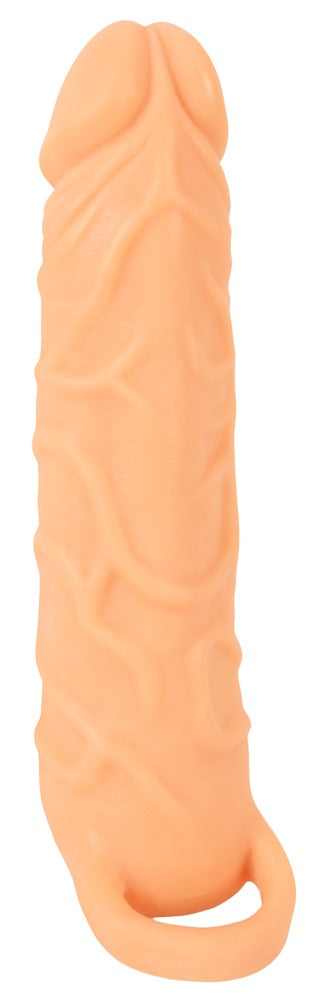 Nature Skin 2in1 Vibrating Extension Masturbator With Remote