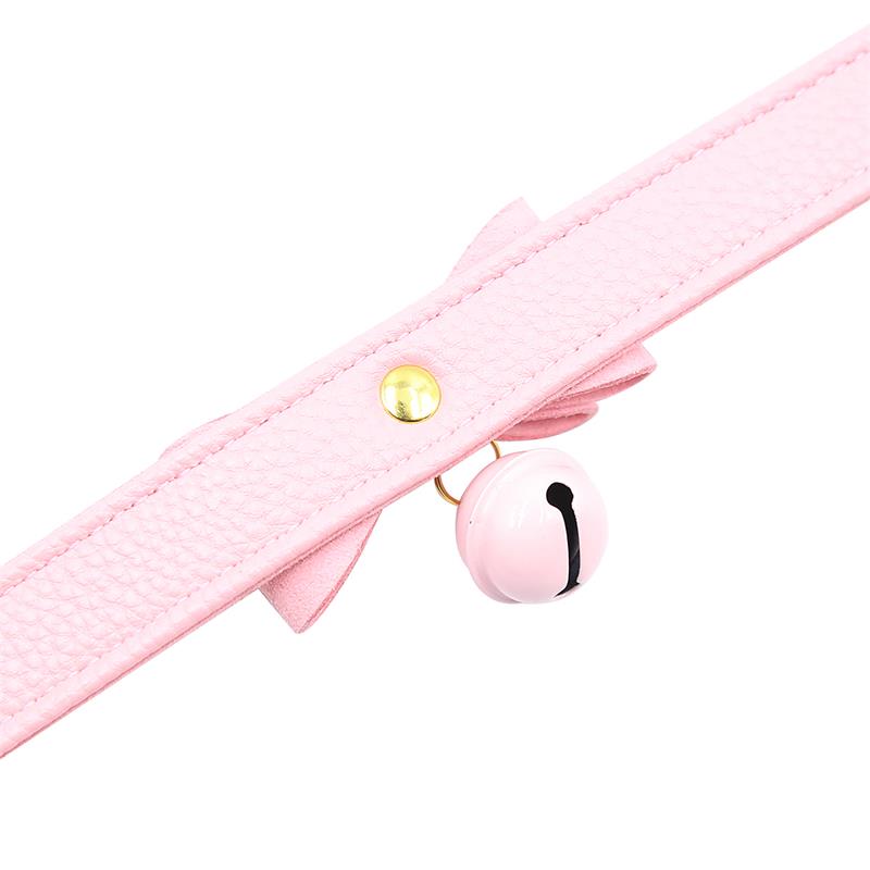 Late To Bed Golden Kitty Cat Bell Collar