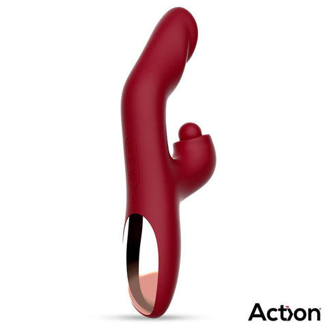 Action Velver Soft Clit Hitting Ball With Vibration And Heating Function