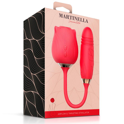 Martinella Airflow Rose And Thrusting Stimulator