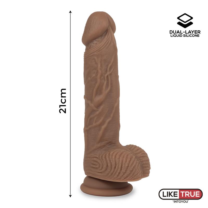 IntoYou Like True Dual Layer Silicone Dildo 8.25 Inch